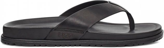 Ugg Wainscott Flip Flop voor Heren in Black,, Leder