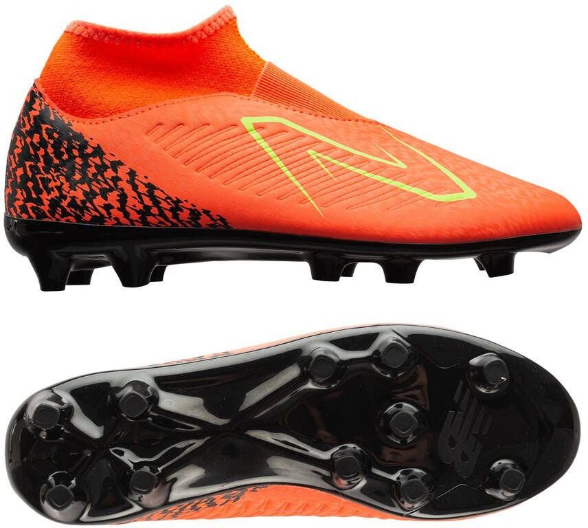 New Balance Tekela V4 Magique FG Dizzy Heights Oranje/Neon/Zwart Kinderen