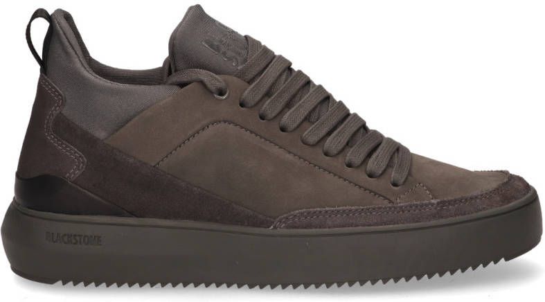 Blackstone Jason Yg15 Thunderstorm Mid Sneakers , Grijs, Heren