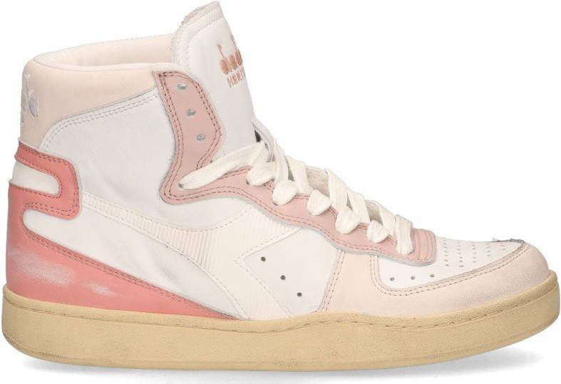 Diadora Heritage Mi Basket Used Off White/Roze