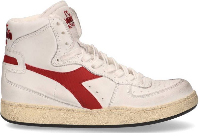 Diadora Mi Basket gebruikte sneakers met C7114 , Wit, Heren