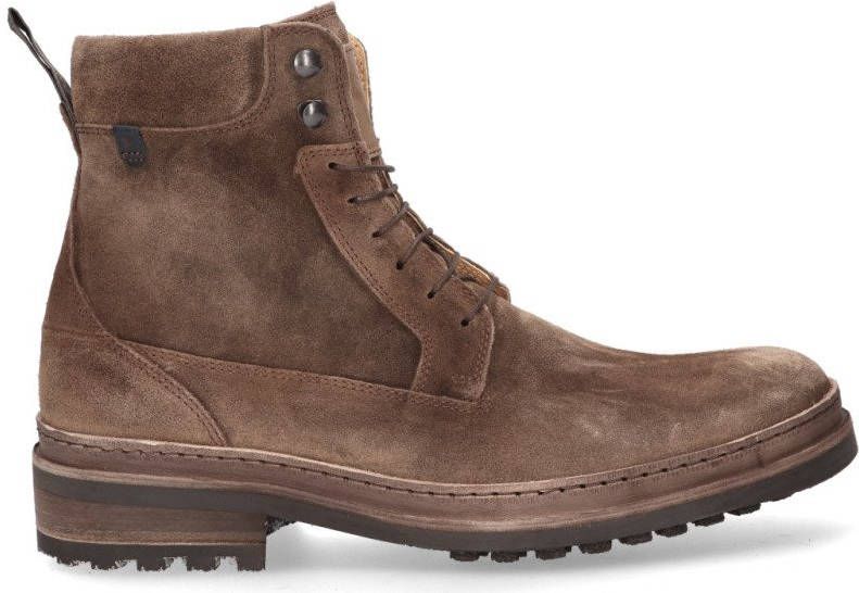 Floris van Bommel Hardi suède veterboots beige/zand