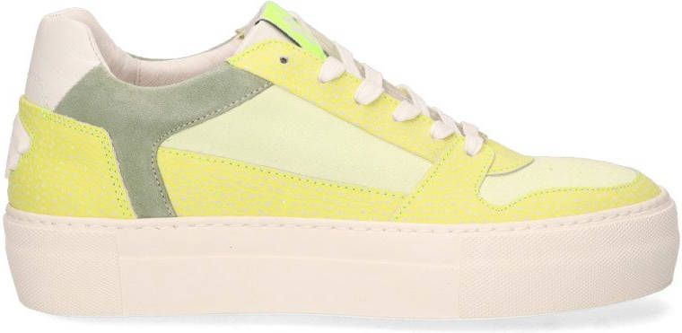 Floris Van Bommel Gele Lage Sneakers Sfw 10068