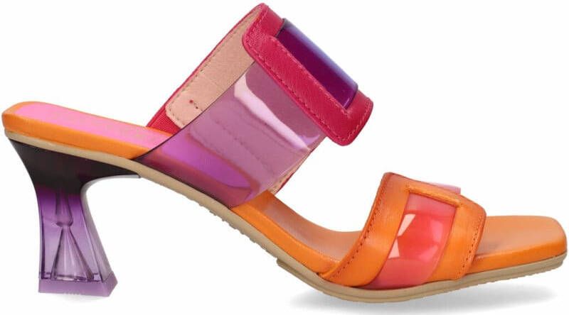 Hispanitas Sandalen met hoge hakken , Oranje, Dames