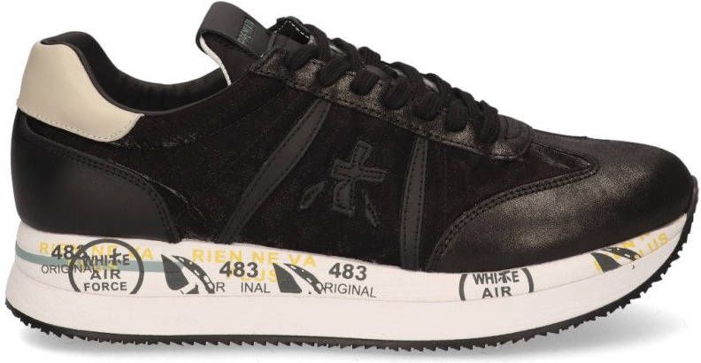 Premiata Platform Sneakers , Zwart, Dames