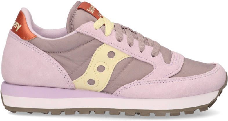 Saucony Jazz Original Schoen Dames Lichtpaars/Lichtgeel