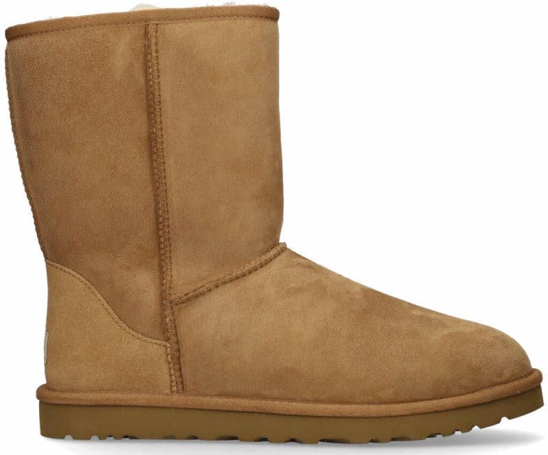 Ugg Classic Short Boot voor Heren in Brown,, Leder/Shearling/Suede/Dubbelzijdig