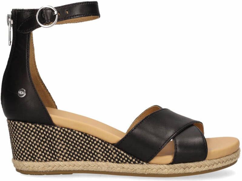 Ugg Eugenia Sandalen in Black,, Leder