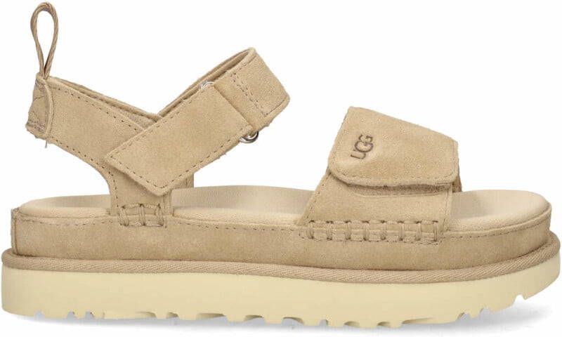 Ugg Goldenstar sandaal voor Dames in Brown,, Suede