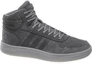 Adidas Hoops 2.0 Donker Grijze Hoge Sneakers - Vindjeschoen.nl