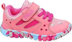 Roze sneaker bloemen Fila maat 25 - Vindjeschoen.nl