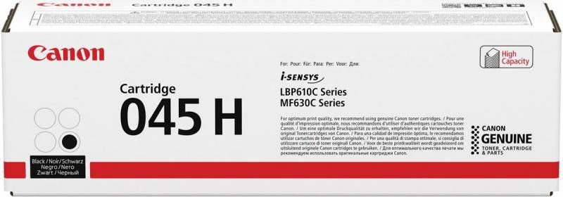 Canon toner 045 H, 2.800 pagina's, OEM 1246C002, zwart