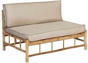 Exotan Loungebank 'Bamboo' Bamboe hout, Inclusief kussens