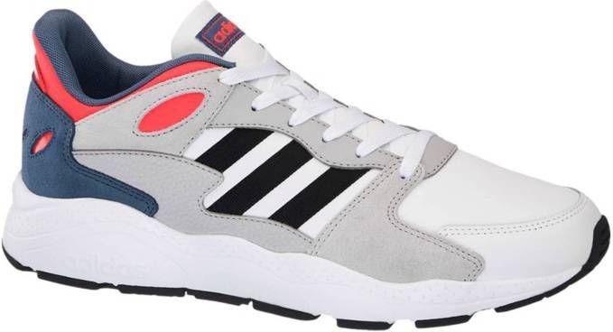 Adidas hardloopschoenen Crazy Chaos heren wit/zwart maat 45 1/3 Adidas hardloopschoenen Crazy Chaos heren wit/zwart maat 45 1/3