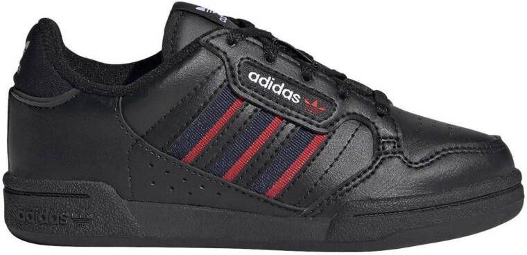 Adidas Originals Continental 80 Stripes sneakers zwart/donkerblauw/rood
