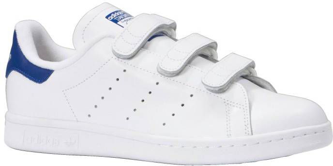 Adidas Originals Stan Smith Sneakers met klittenband in wit en ...