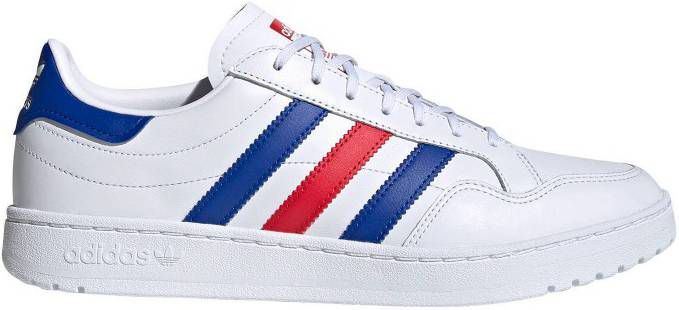 adidas Originals Team Court sneakers wit/kobaltblauw/rood