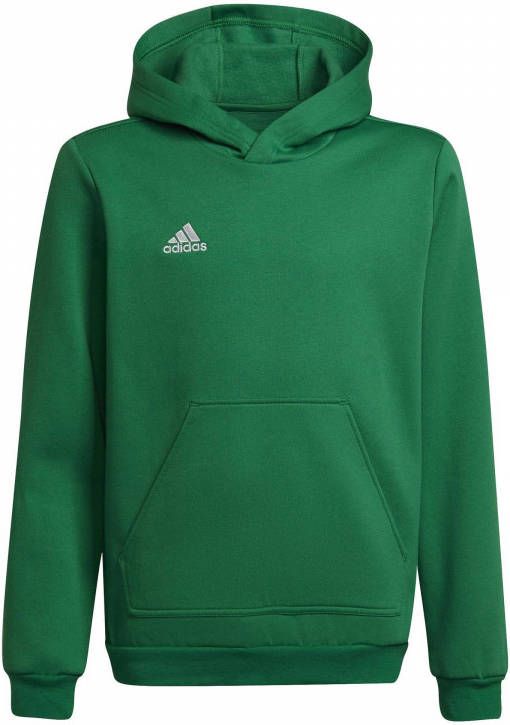 Adidas Performance Junior sporthoodie groen/wit
