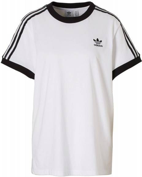 Adidas Originals 3-Stripes California T-Shirt Dames Wit Dames Adidas Originals 3-Stripes California T-Shirt Dames Wit Dames
