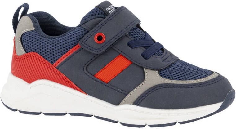 Bobbi Shoes Donkerblauwe sneaker klittenband