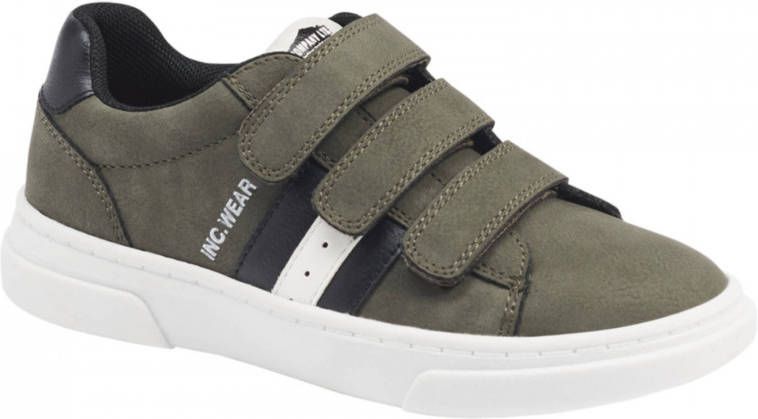 Bobbi-shoes Groene sneaker klittenband maat 30