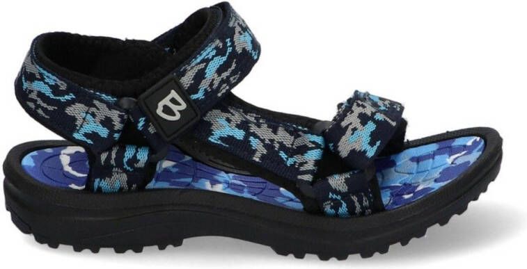 Braqeez Sky Sport sandalen camouflageprint blauw