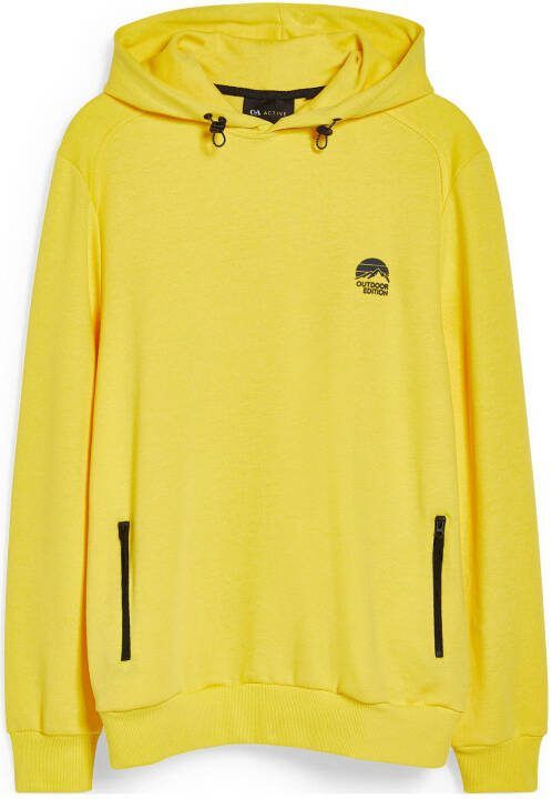 C&A outdoor hoodie geel