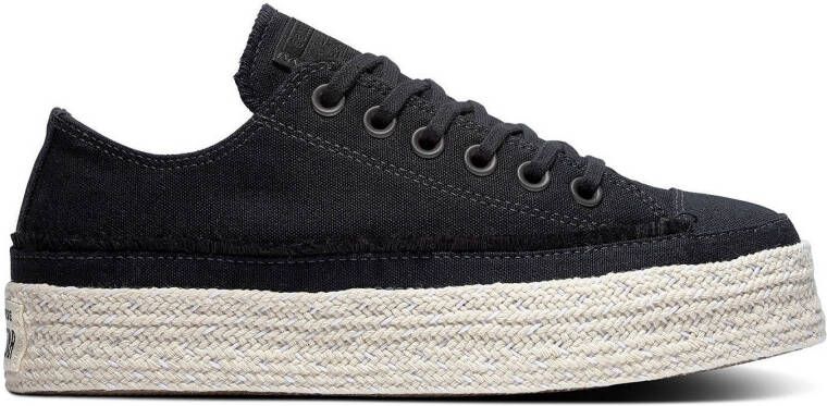 Converse Chuck Taylor All Star Espadrille OX sneakers zwart/wit/beige