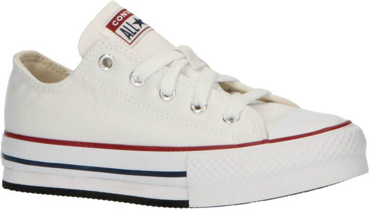 Converse Chuck Taylor All Star Eva sneakers wit/donkerrood/donkerblauw