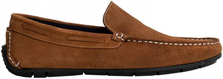 Easy Street Cognac suède instapper