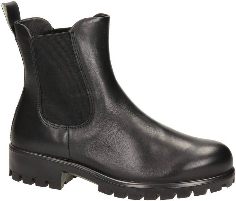 Ecco Modtray leren chelsea boots zwart