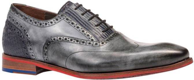 Grijze Floris van Bommel Schoenen kopen? Vergelijk op Floris van Bommel Veterschoenen Grijs heren (19114 darkgrey