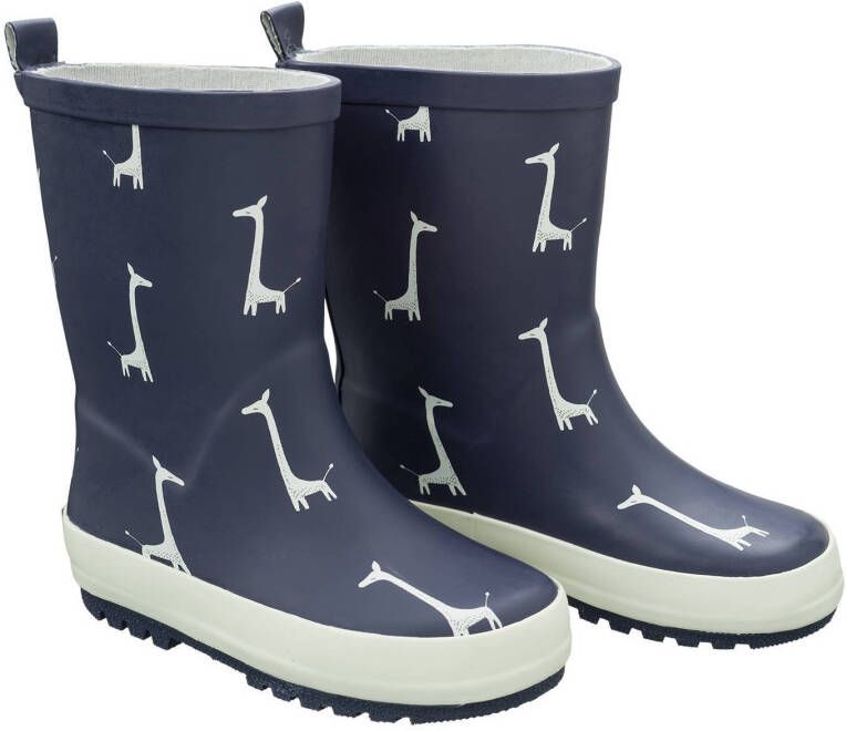 Fresk regenlaarsjes Giraf donkerblauw kids