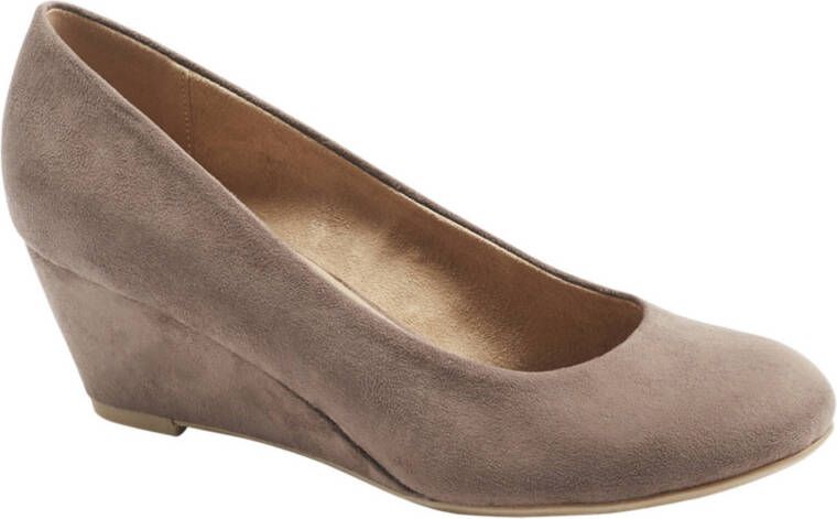 Graceland Taupe pump sleehak maat 36