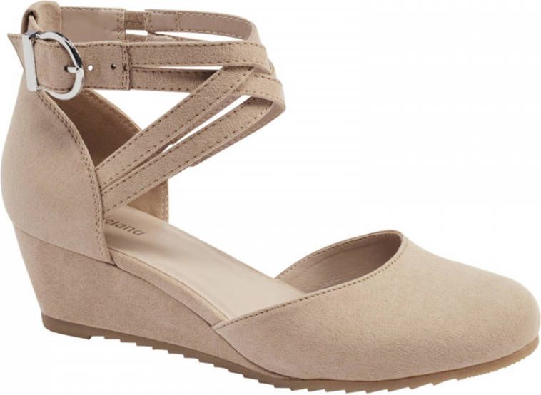 Graceland sleehakken beige