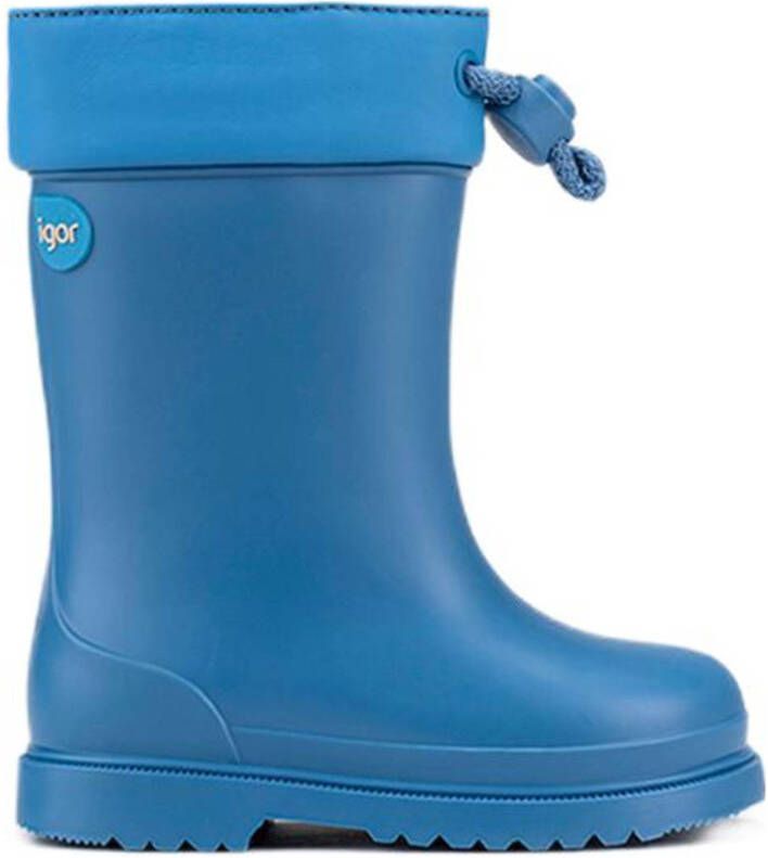 Igor Chufo Cuello gevoerde regenlaarzen blauw