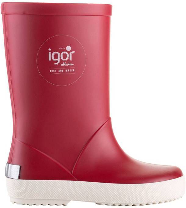 Igor regenlaarzen rood kids