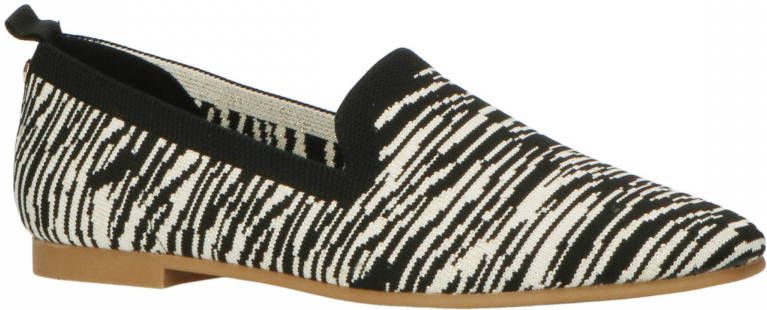 La strada 1804422 6090 black/beige zebra knitted online kopen
