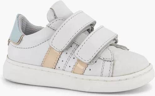 Limelight Girl Witte leren sneaker klittenband