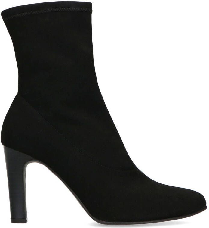 Manfield sock enkellaarzen zwart