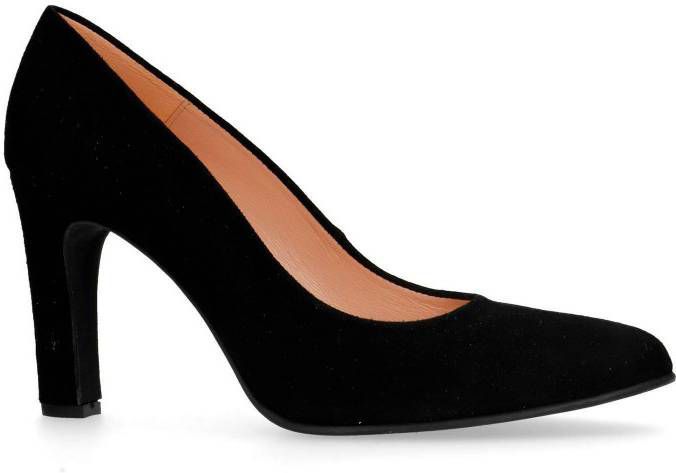 Manfield suède pumps zwart
