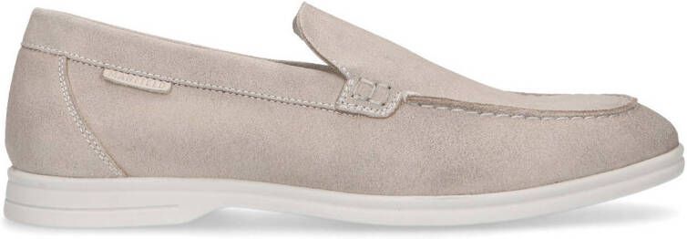 Manfield suède loafers beige