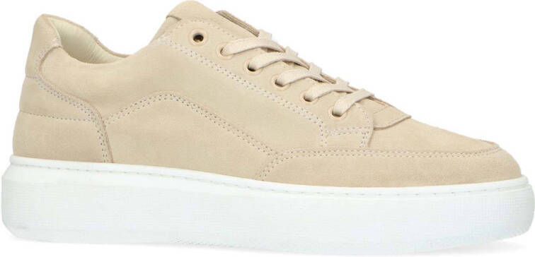 Manfield suède sneakers beige