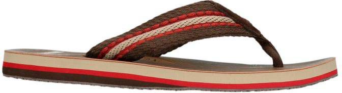 Manfield teenslippers bruin