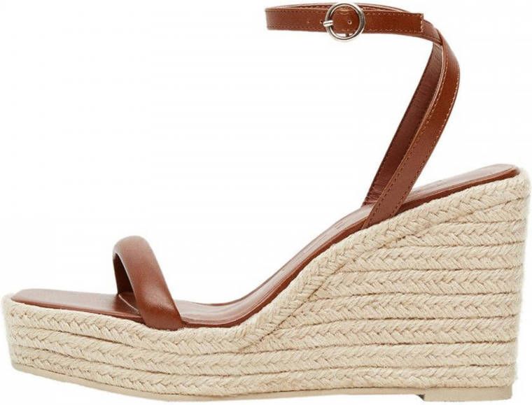 Mango Sandalen met sleehak en bandjes