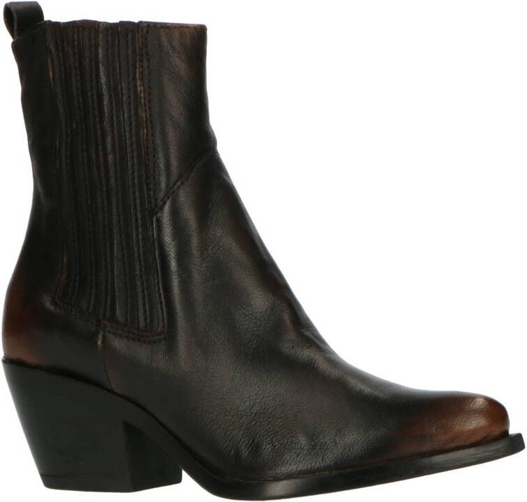 Mjus Tep 793271 leren cowboylaarzen bruin