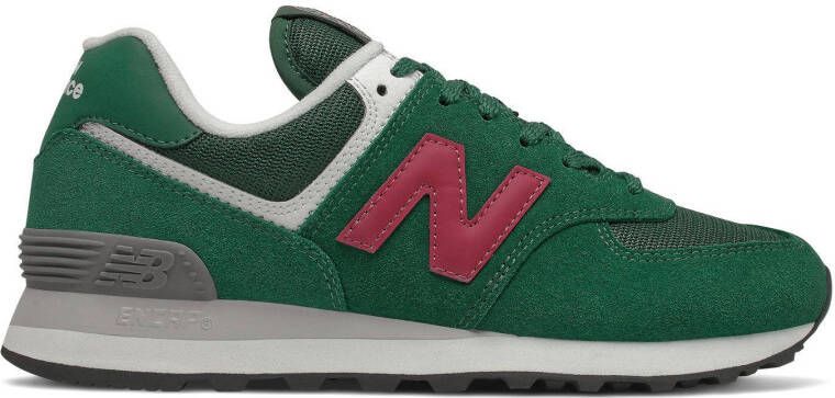 New Balance 574 sneakers groen/roze