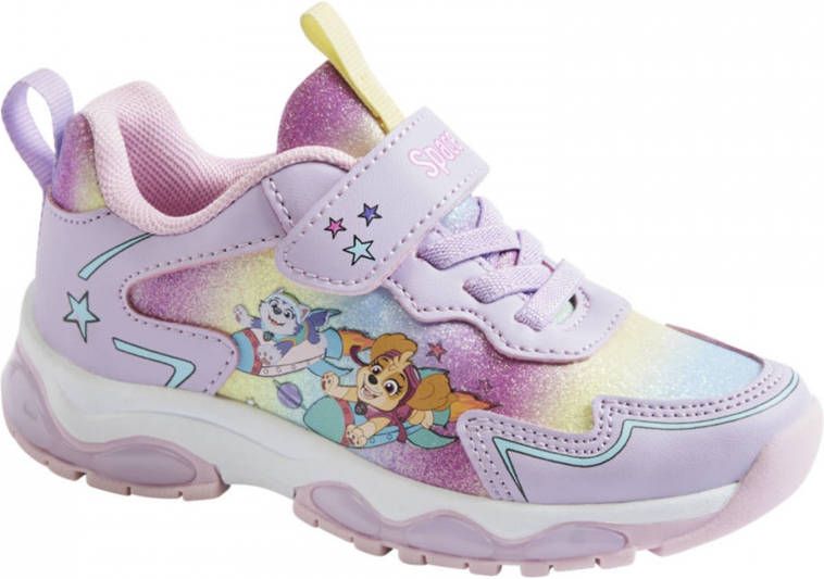 Paw Patrol Paarse sneaker met lichtjes