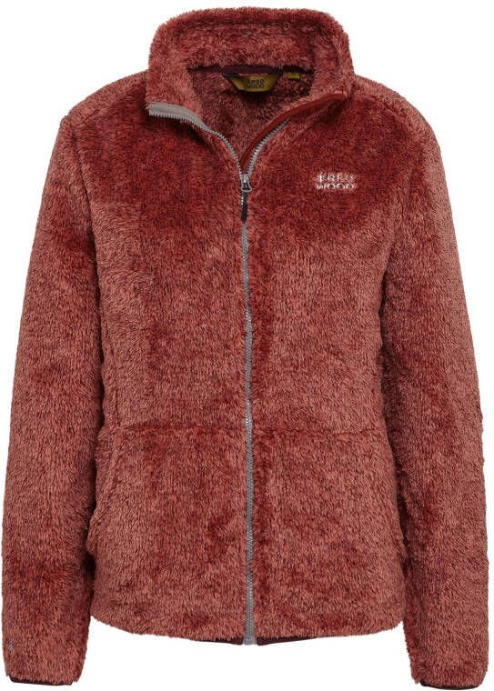 Redwood outdoor fleecevest Macy bordeauxrood