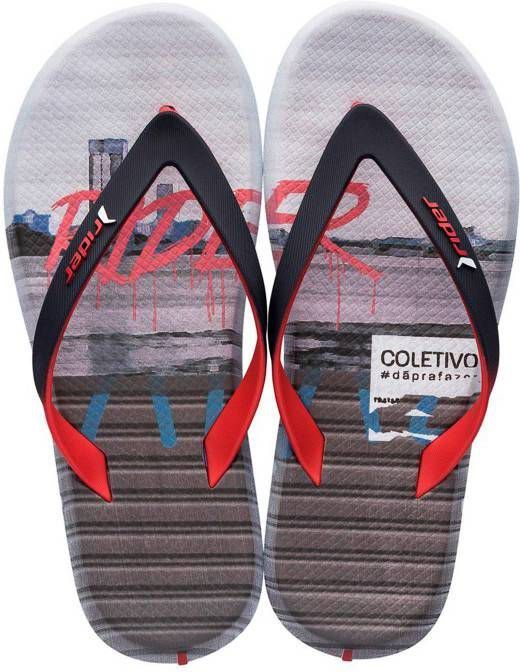 Rider R1 Energy teenslippers donkerblauw/rood